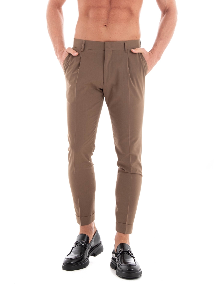 Be Able Ricky Regular Fit Pants - Rust Brown