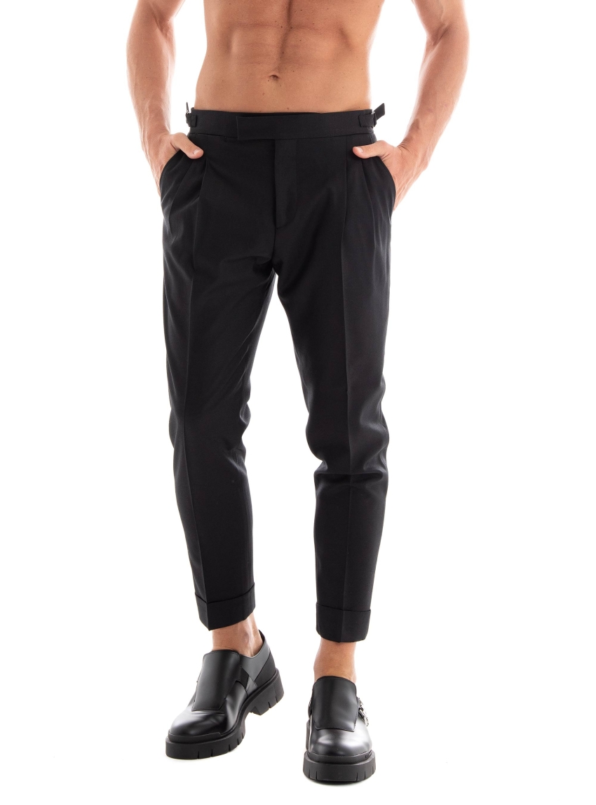 Be Able Robby Loose Tapered Pants - Black