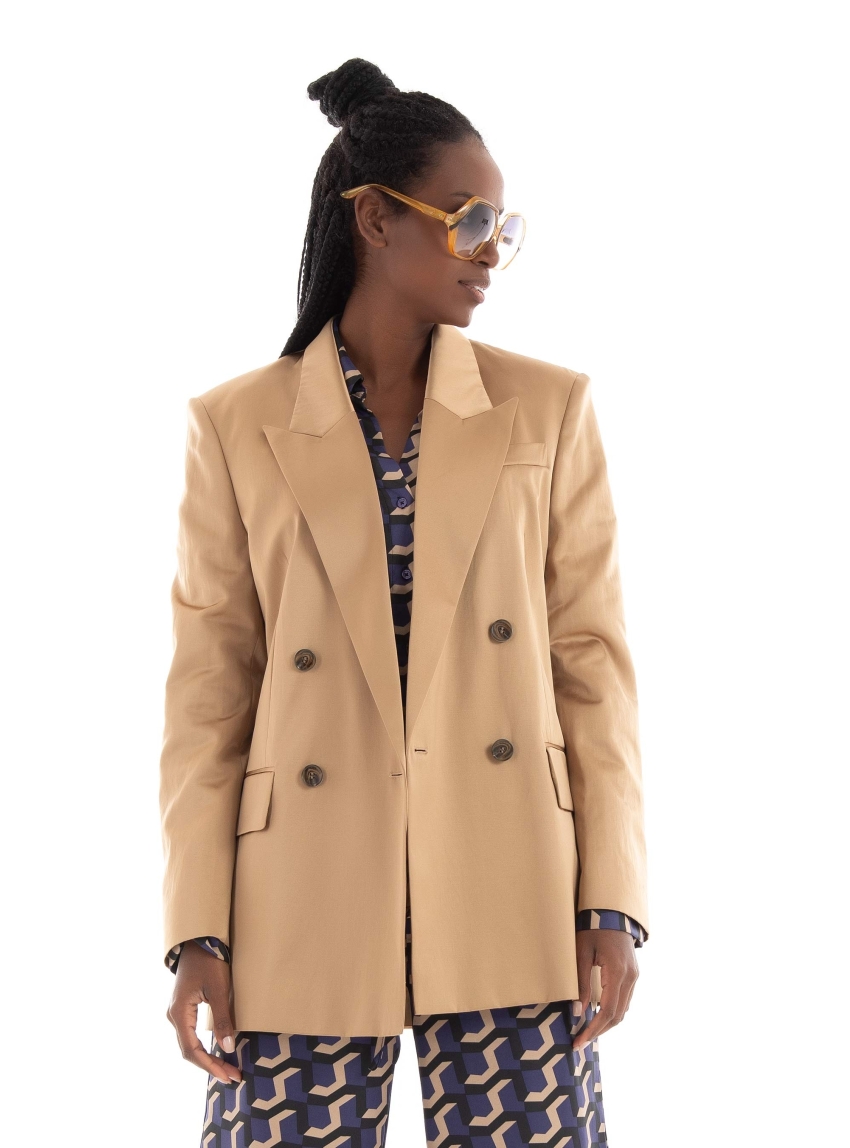 BOSS Blazer Jacuri - Dark Beige