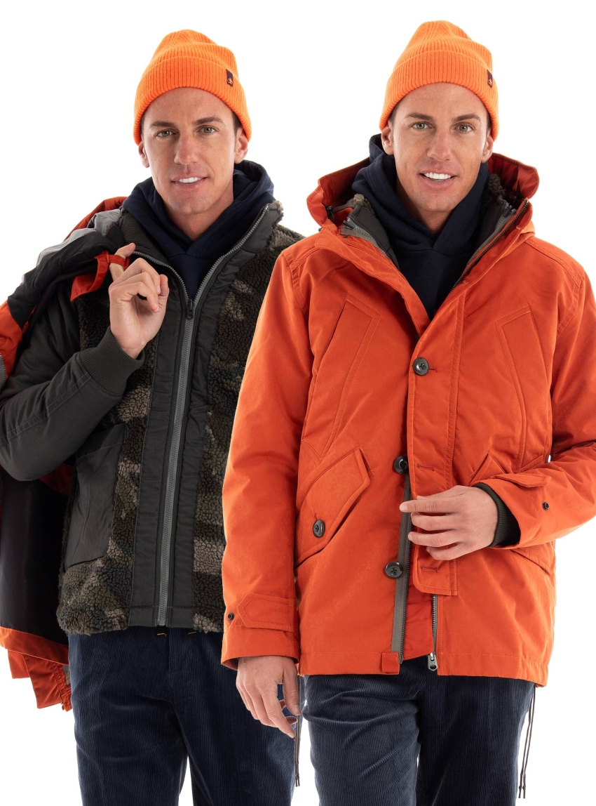 G-Star 2-In-1 Adaptable Vodan Jacket - Orange Red