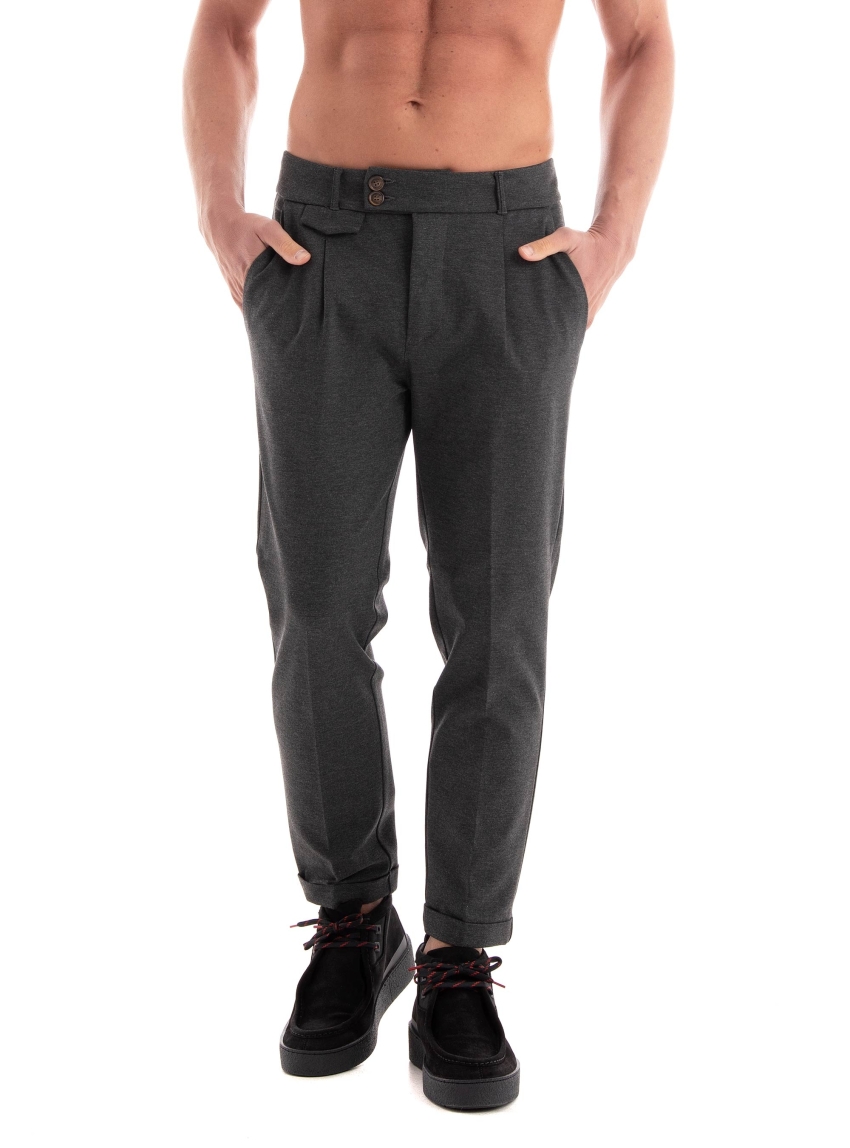Gianni Lupo Pants - Dark Grey