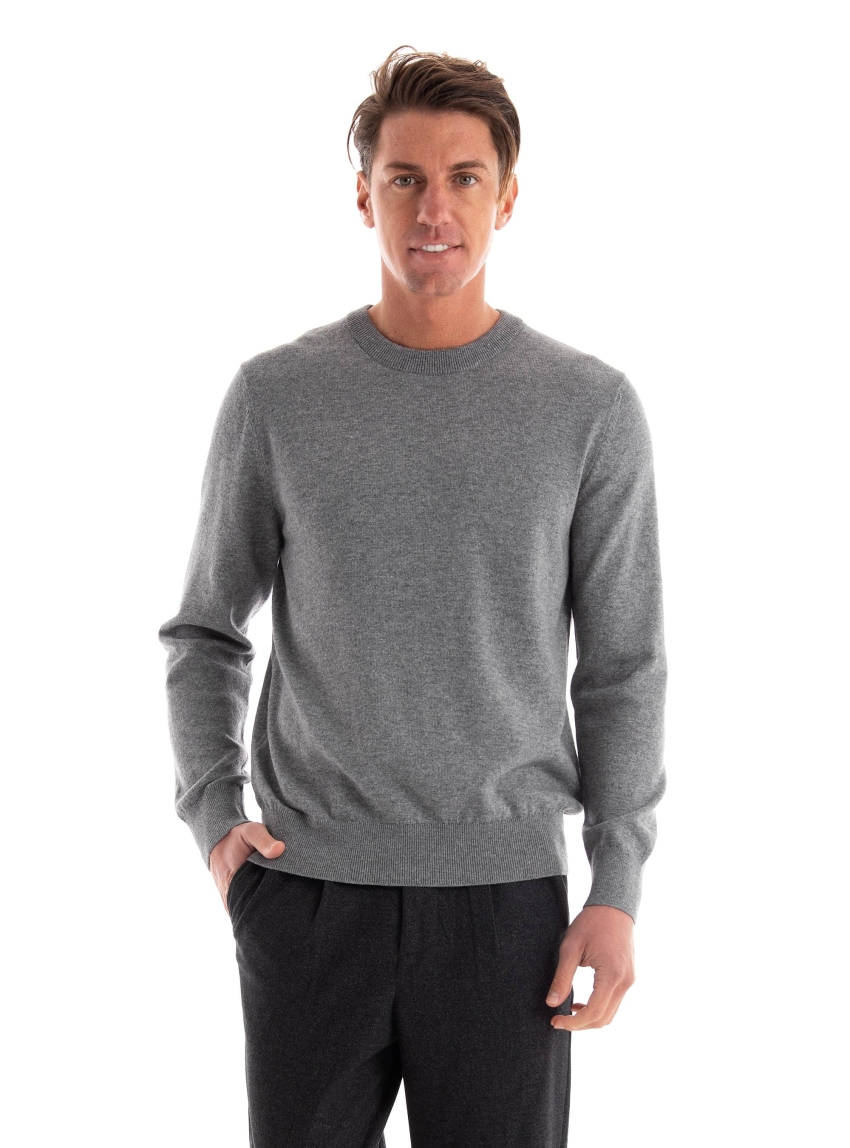 Marc O Polo Crewneck Knit - Grey Melange