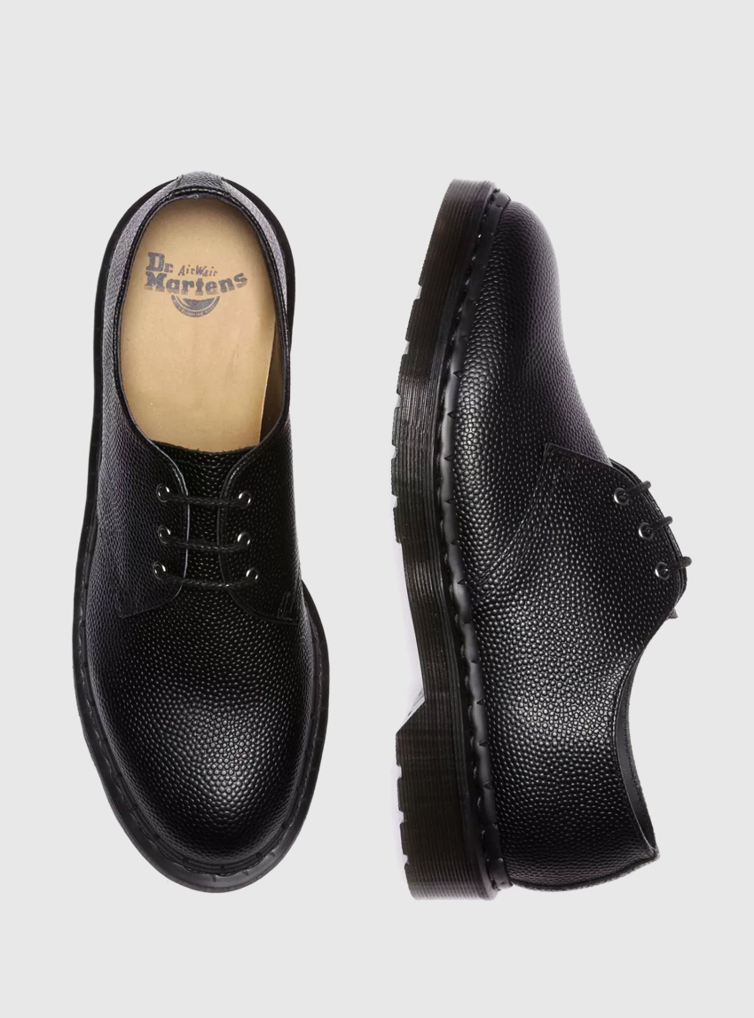 Dr Martens 1461 Atlas Pebble Grain Shoes - Black