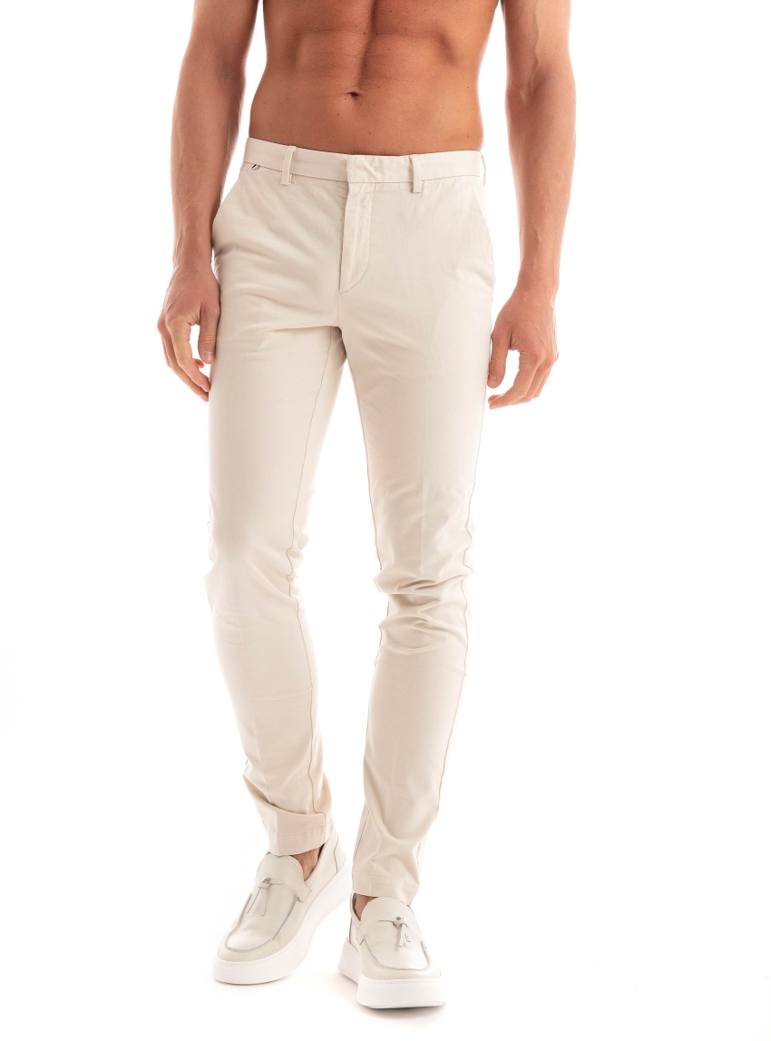 BOSS Slim Fit Chino Pants Kaito1 - Off White