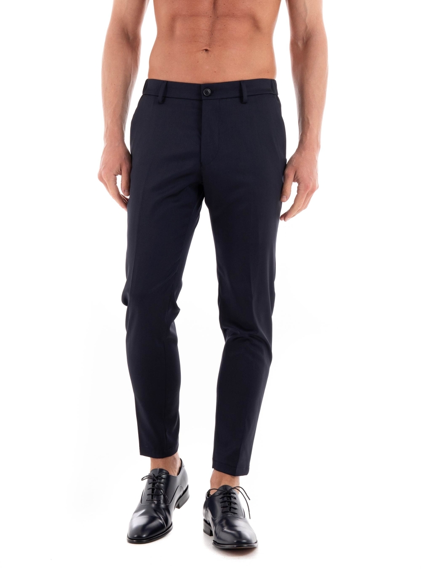 Drykorn Ajend Tailored Fit Chino Pants - Blue