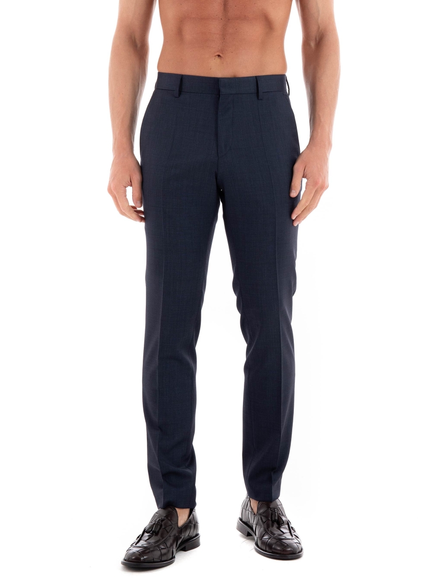 BOSS Slim Fit Pants H-Genius-MM-224 - Dark Blue