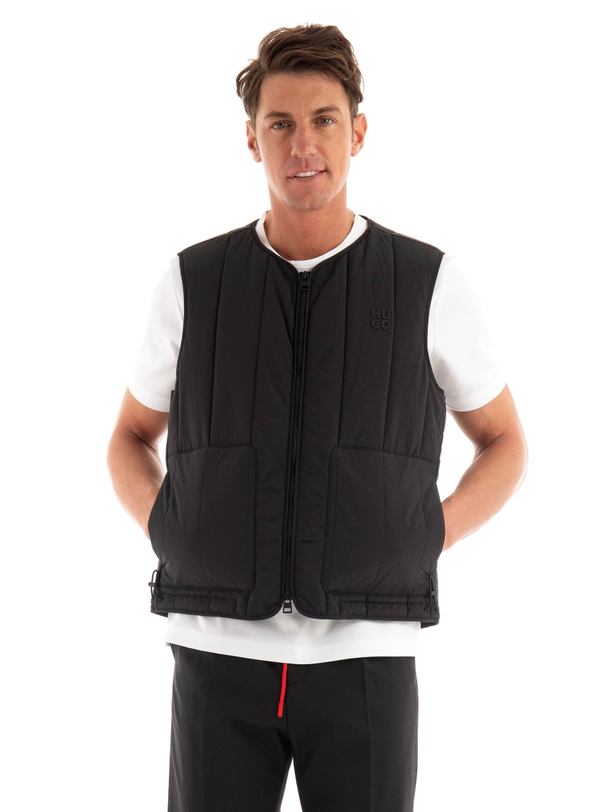 HUGO Slim Fit Vest Batino2411 - Black