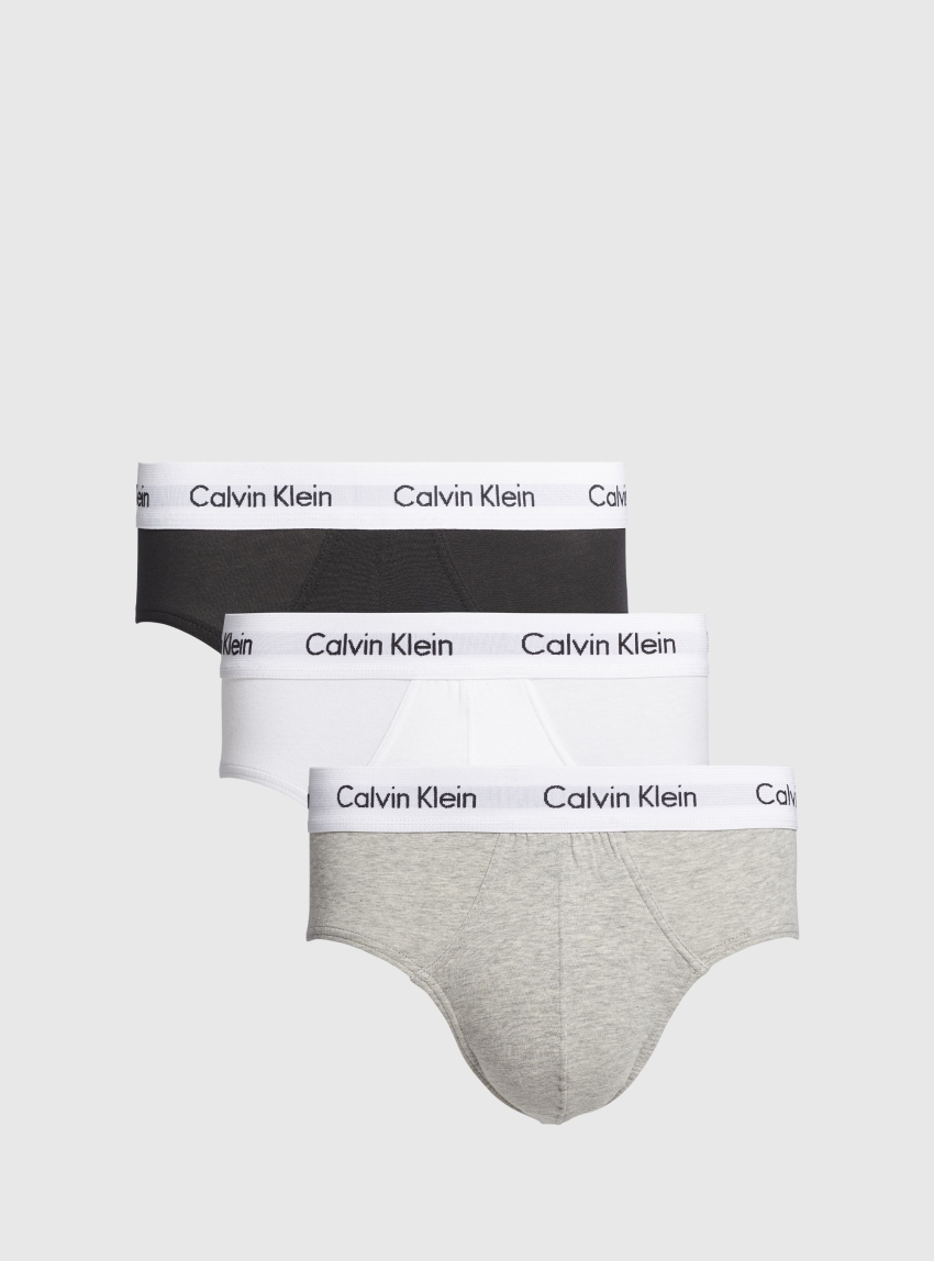 Calvin Klein 3 Pack Hip Brief - Multi Colors
