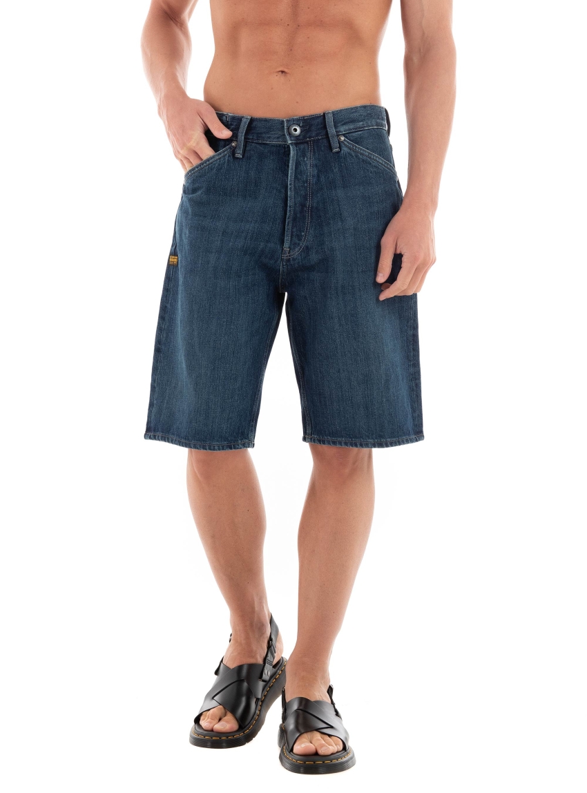 G-Star Denim Loose Shorts - Dark Aged Denim