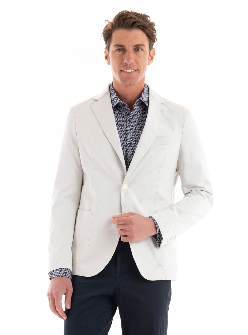 BOSS Slim Fit Blazer P-Hanry-W-242F - Light Beige