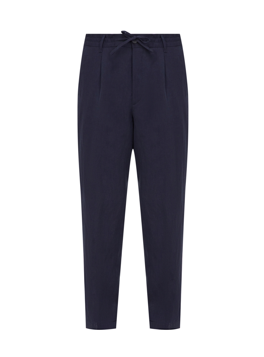 BOSS Relaxed Fit Pants C-Perin-RDS-Circ-242 - Dark Blue