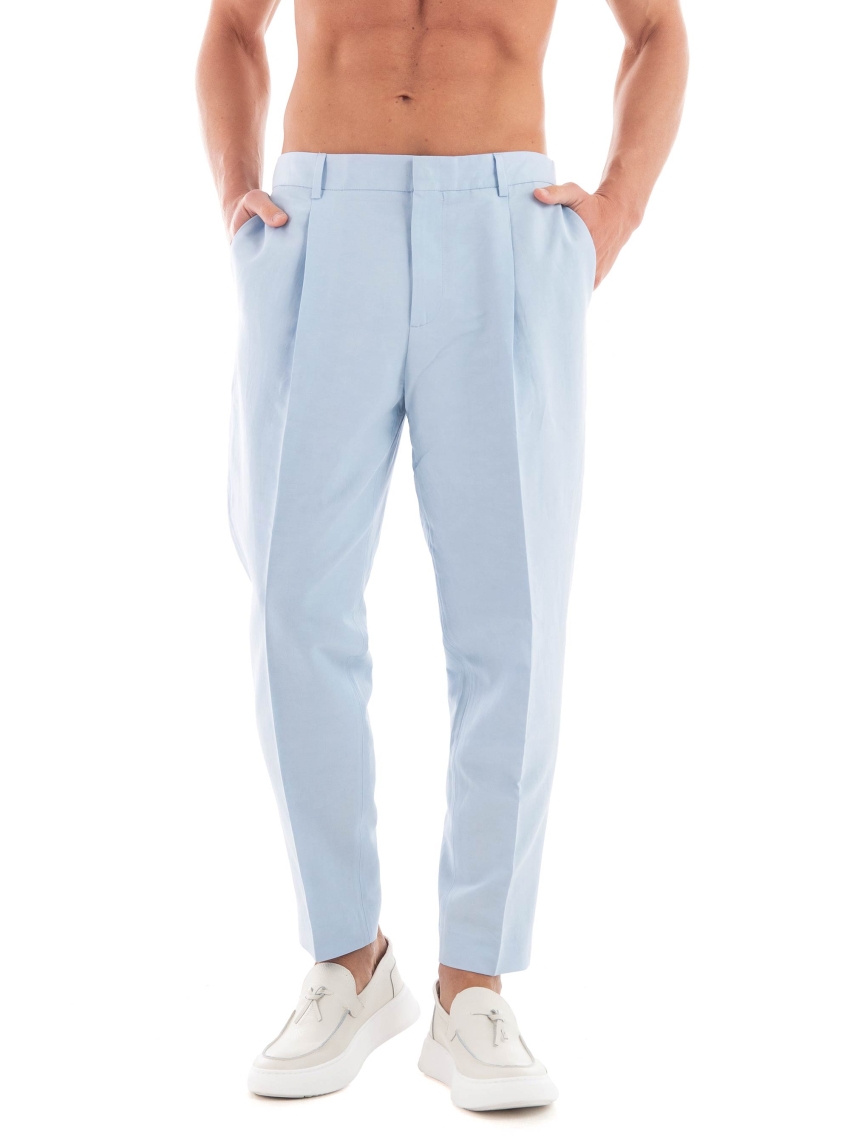 Calvin Klein Linen Pants - Sky Blue