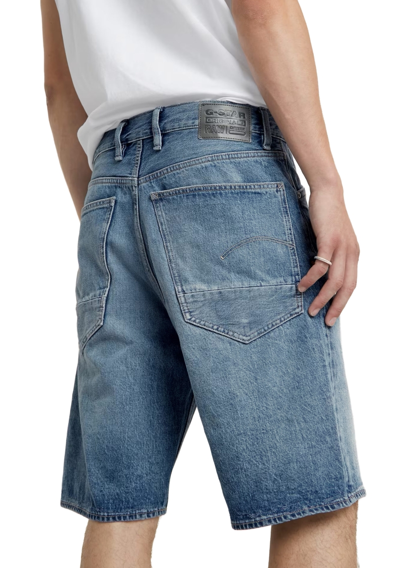 G-Star Denim Loose Shorts - Light Aged Denim