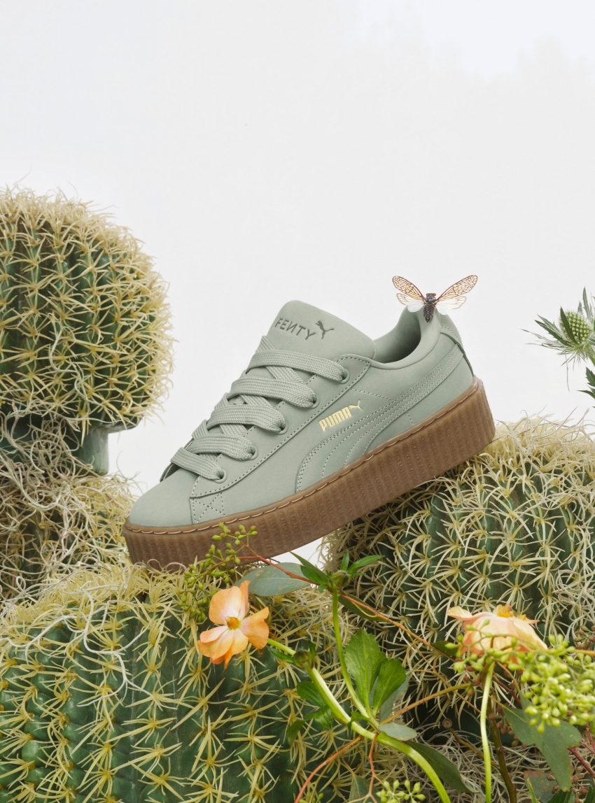 Puma x Fenty Creeper Phatty Earth Tone Sneakers - Pistachio