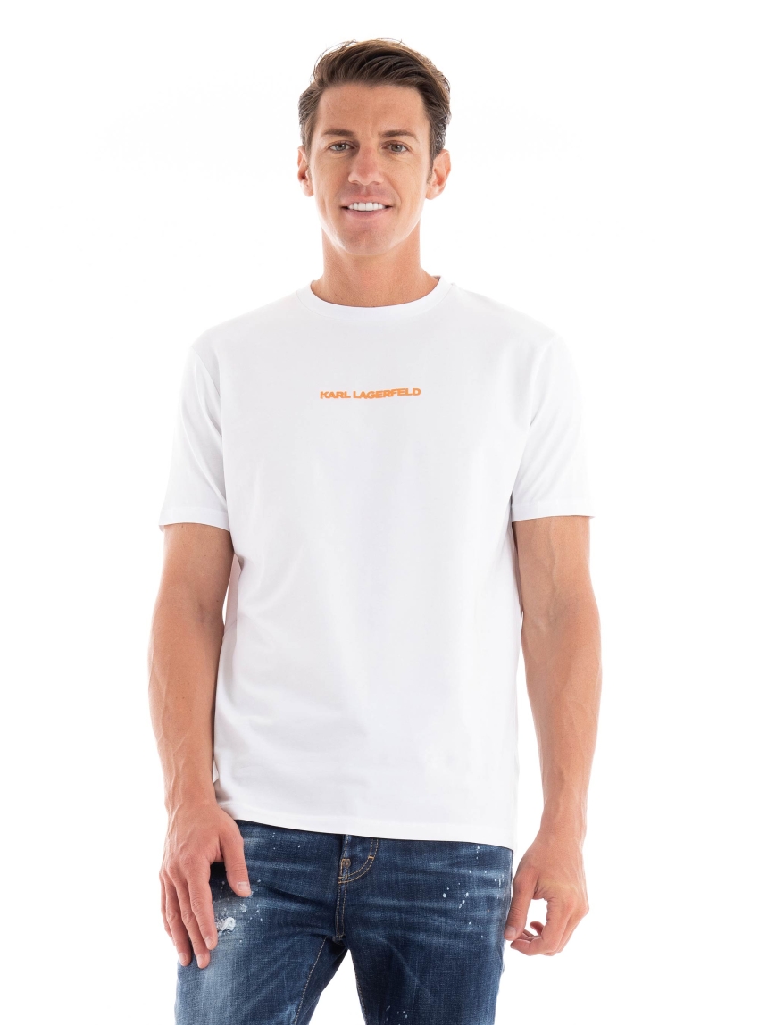 Karl Lagerfeld 3D Logo Print T-Shirt - White
