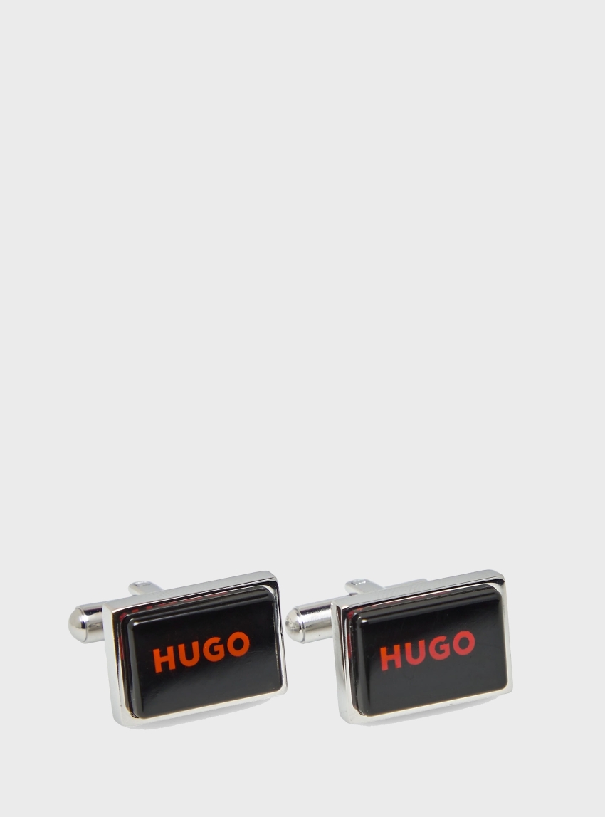 HUGO Cufflinks E-HUGOGEL-CUF - Black