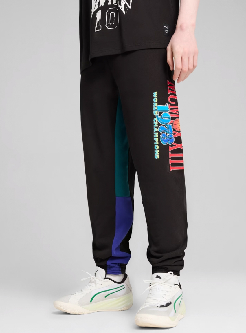 Puma Bandwagon Basketball Sweat Pants - Black
