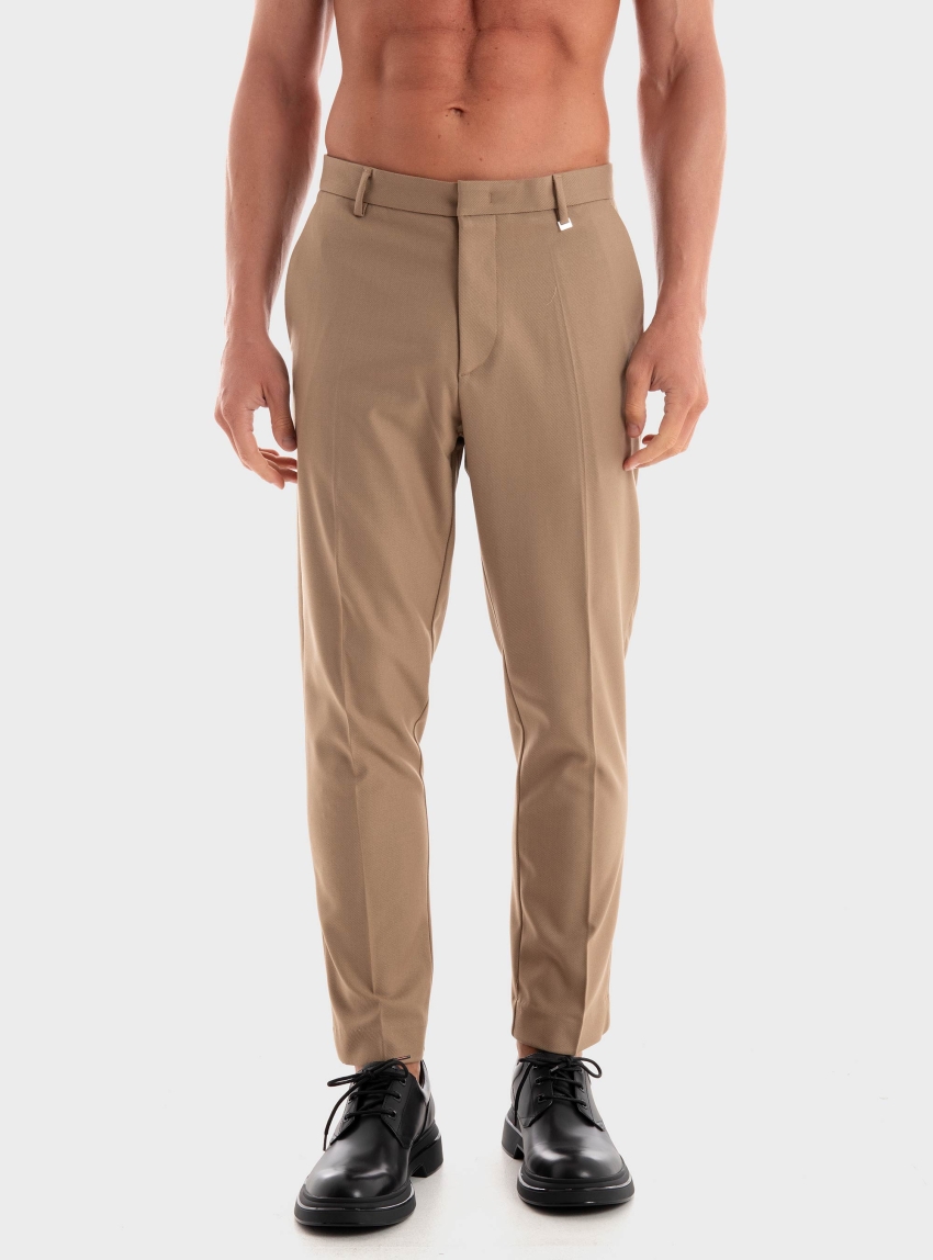 I'm Brian Slim Fit Trousers - Beige