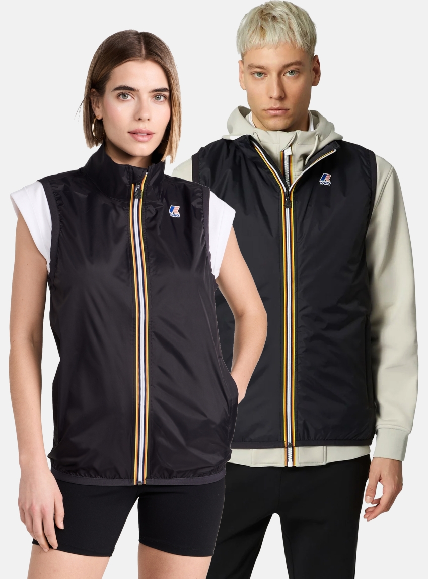 K-Way Le Vrai 3.0 Rouland Warm Vest Jacket - Black