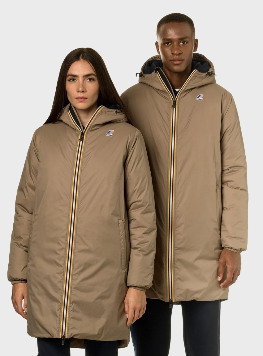 K-Way Le Vrai 3.0 Eiffel Orsetto Raincoat - Beige