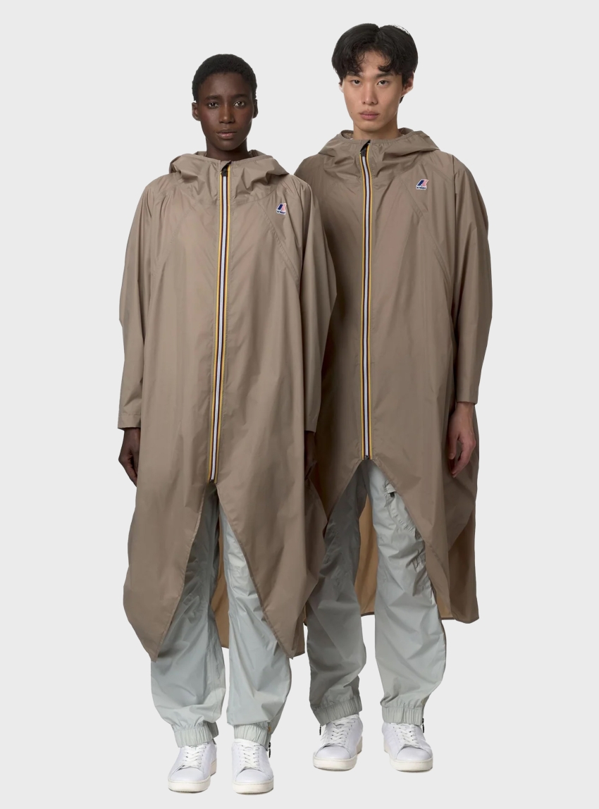 K-Way Le Vrai 3.0 Rennes Poncho - Beige