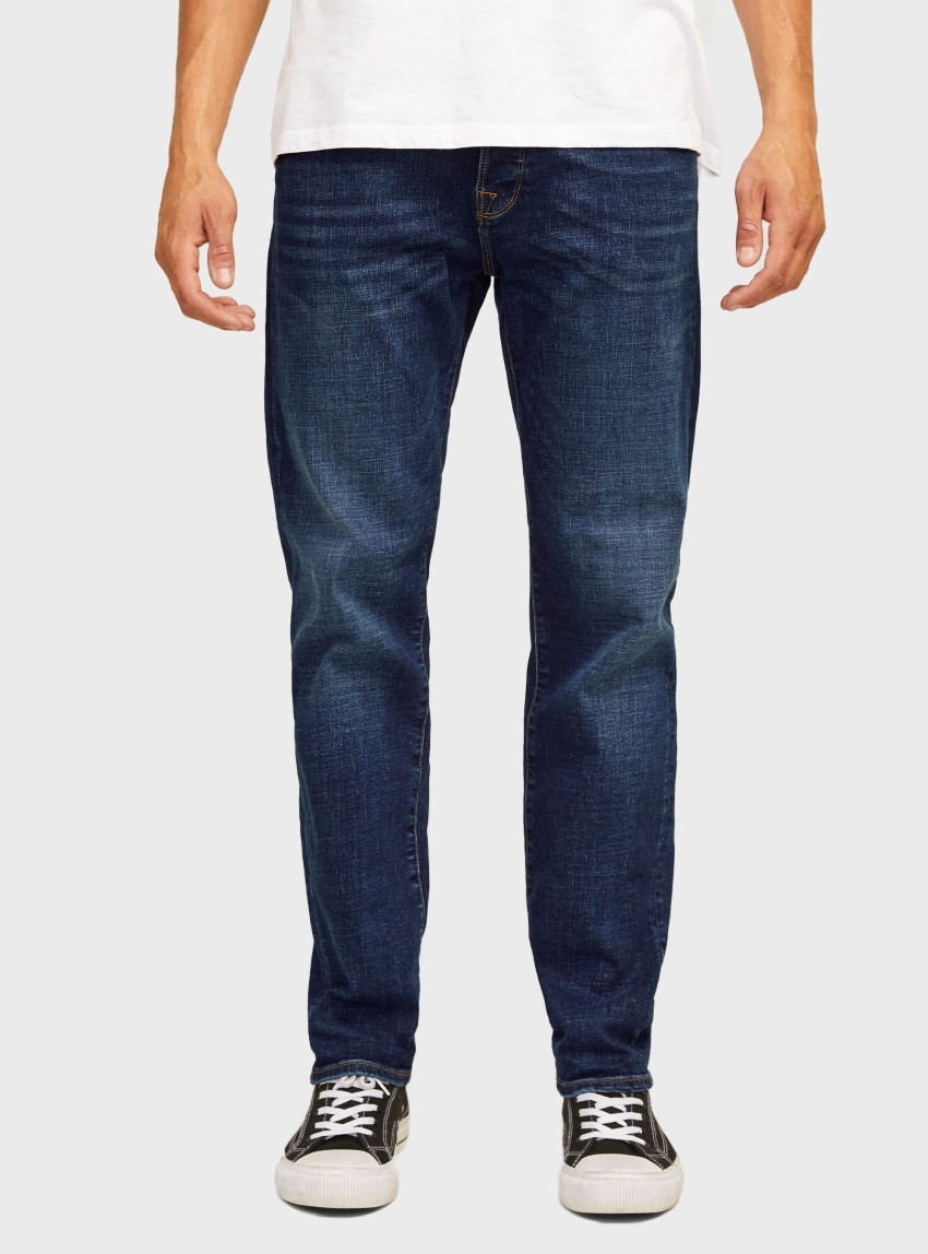 Jack & Jones Mike Fox Cb 055 Tapered Fit Jeans - Dark Aged Denim