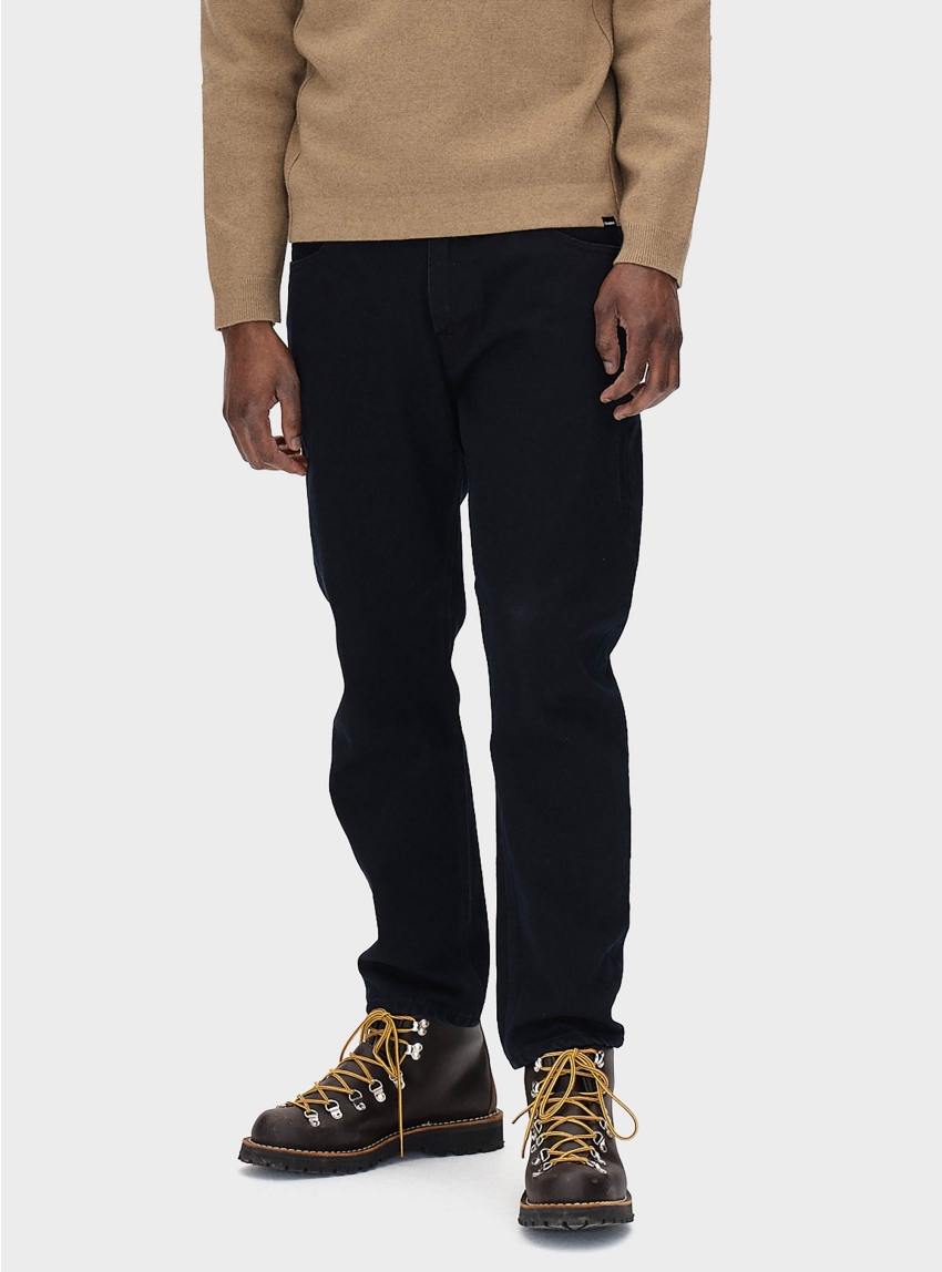 Gabba Carl Monty Loose Straight Fit Jeans - Unwashed Denim