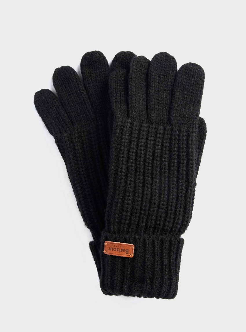 Barbour Saltburn Knitted Gloves - Black