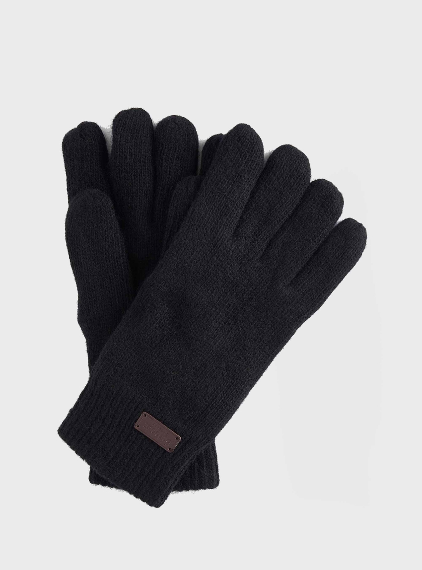 Barbour Carlton Knitted Gloves - Black