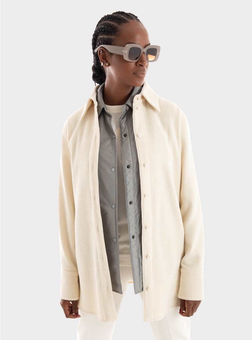 BOSS Overshirt Jilania - Ecru