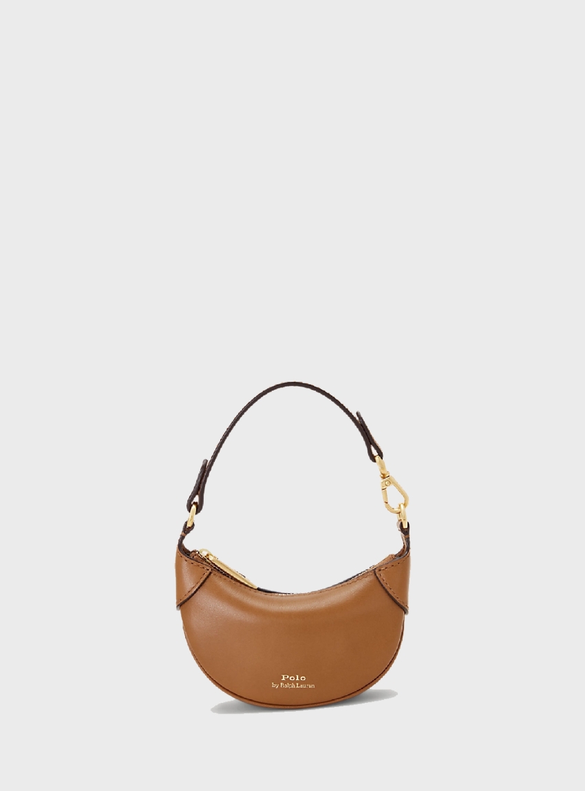 Polo Ralph Lauren Polo Id NANO Leather CARD Case - Chestnut