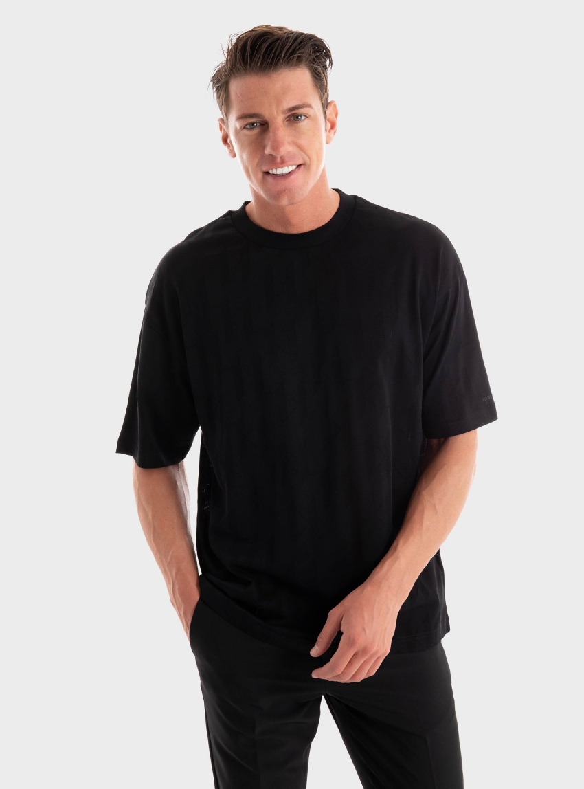 Karl Lagerfeld Loose Fit T-Shirt - Black