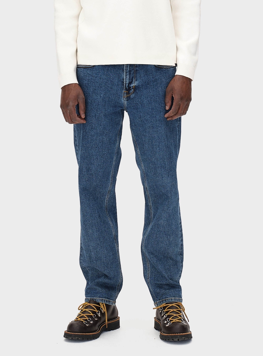 Gabba Max Cros Loose Straight Fit Jeans - Medium Aged Denim