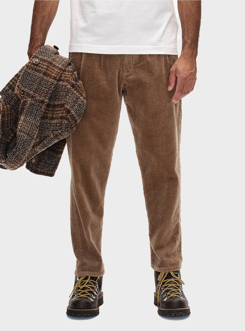 Gabba Firenze Ibre Corduroy Pants - Beige