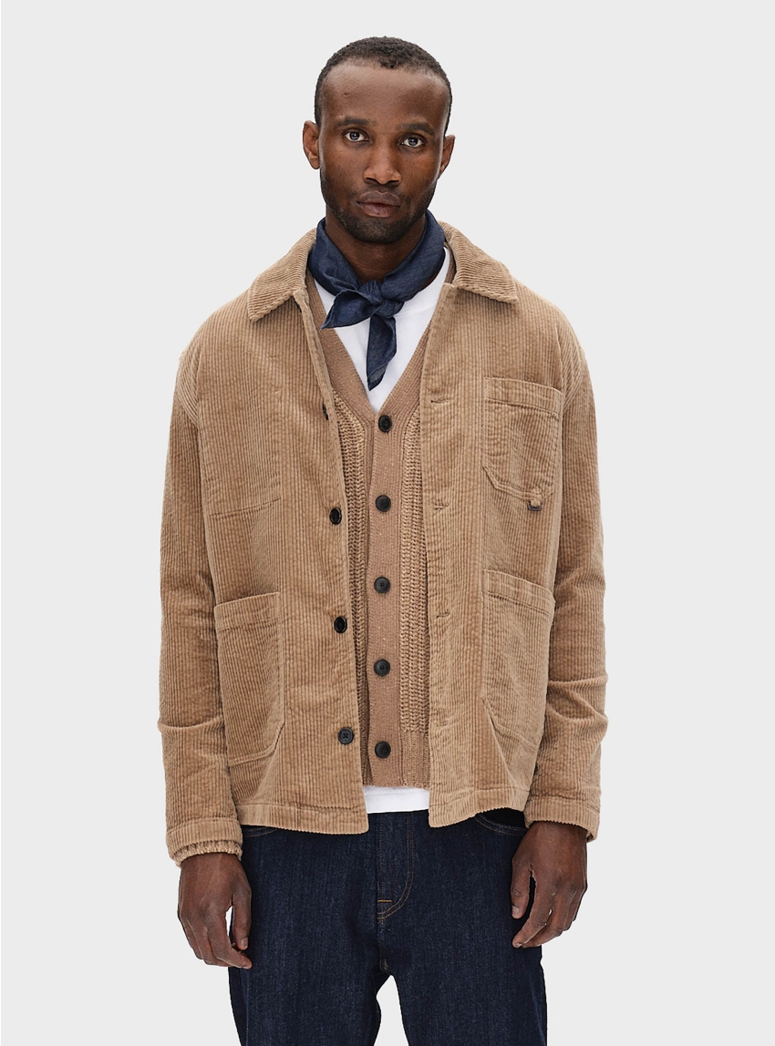 Gabba Libre A Corduroy Overshirt - Beige
