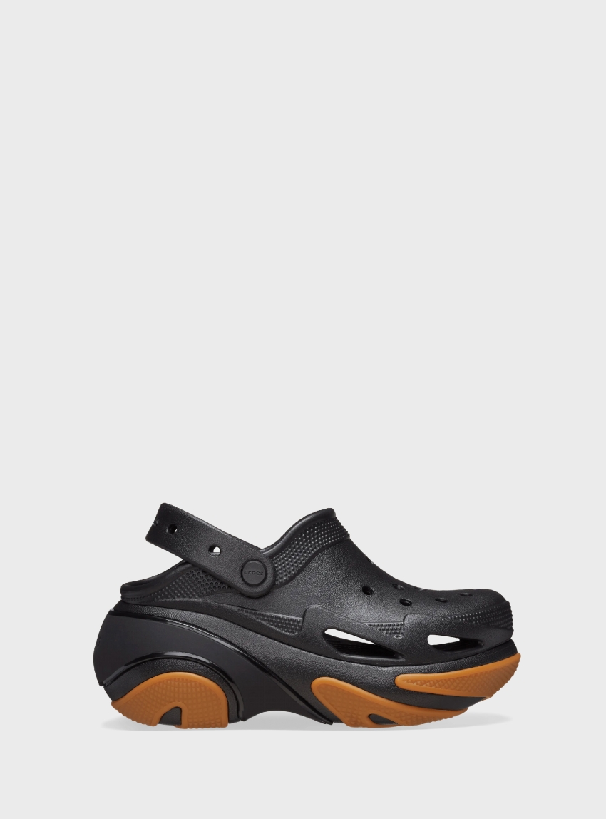 Crocs Bubble Crush Clog - Black - Grey