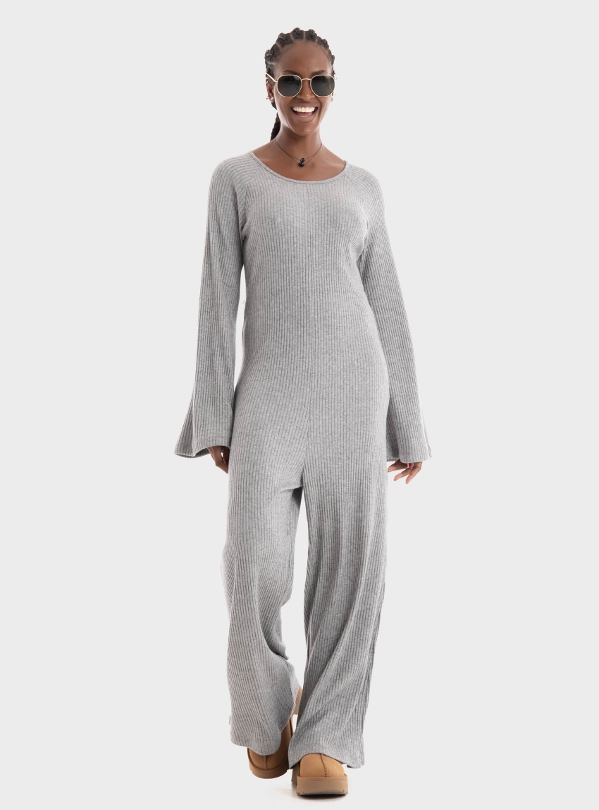 Collectiva Noir Erin Jumpsuit - Grey