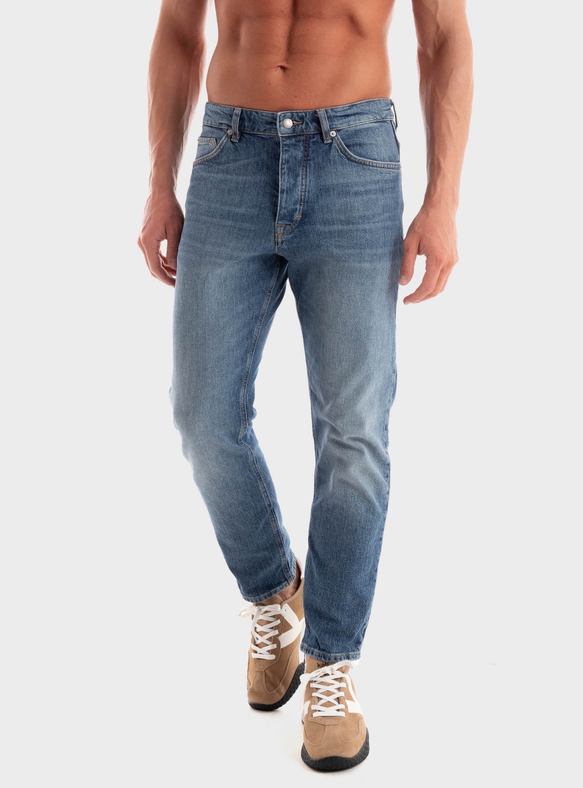 Drykorn Relaxed Fit Jeans Hight - Medium Aged Denim