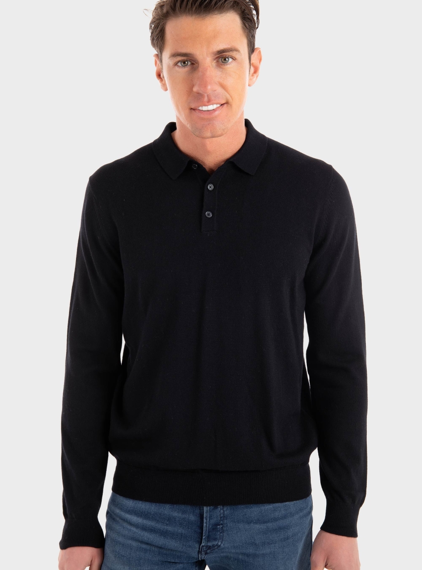 Antony Morato Regular Fit Cashmere Blend Jumper - Black