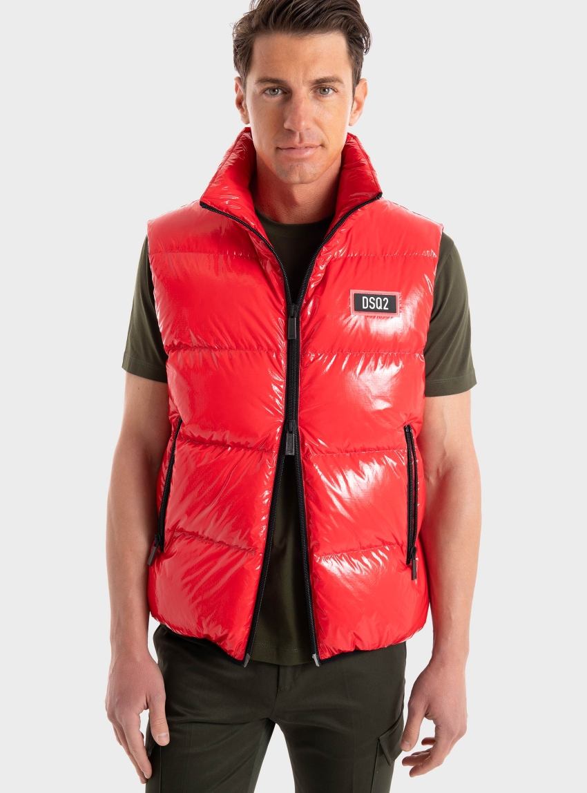 Dsquared Ultra Light Down Vest - Red