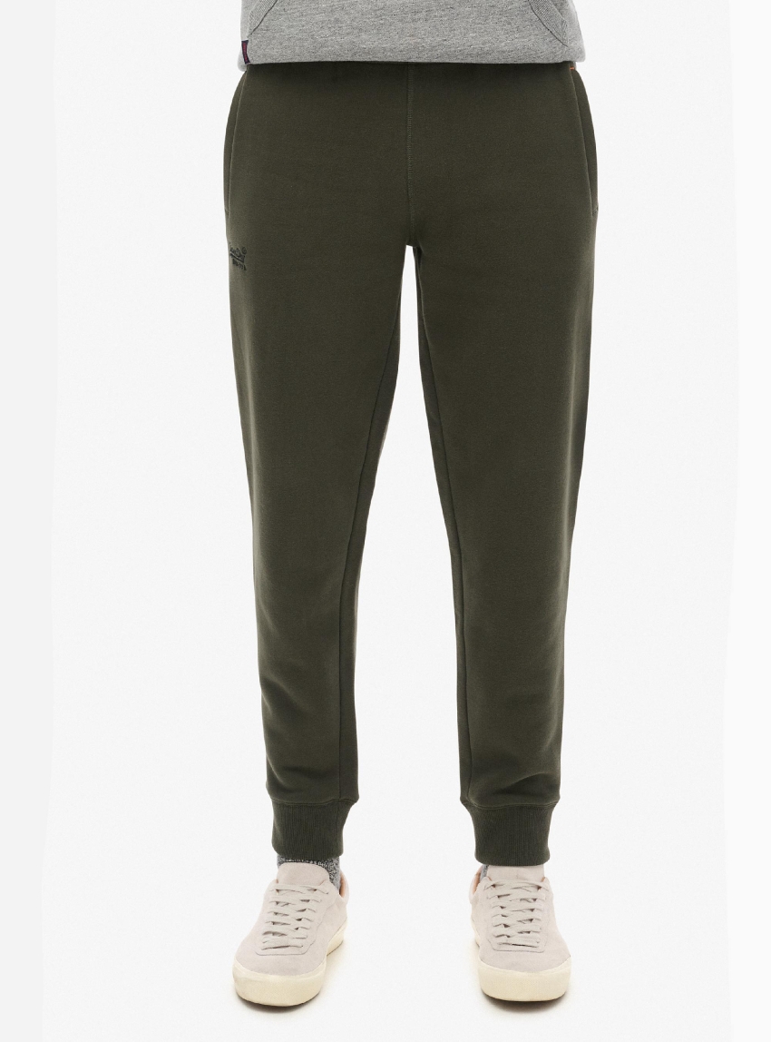 Superdry Essential Logo Joggers - Dark Olive Green