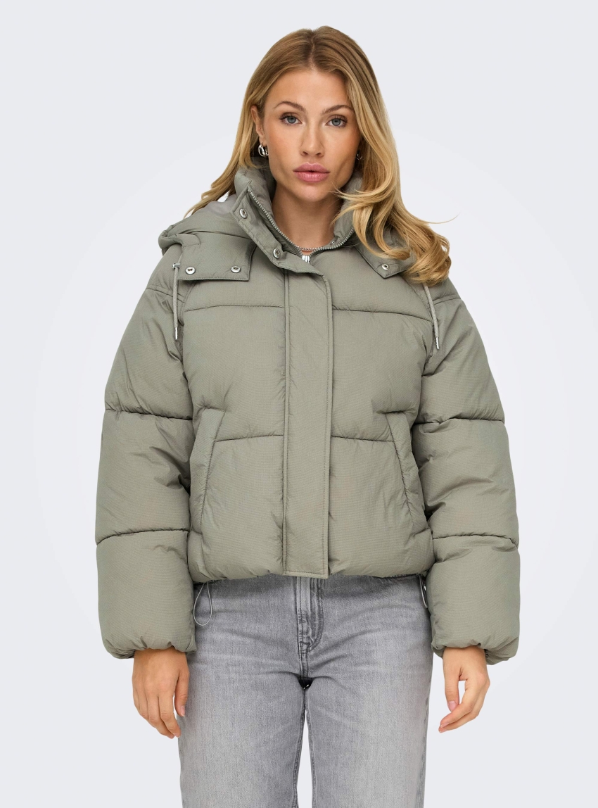 Only Hope Short Puffer Jacket - Light Green