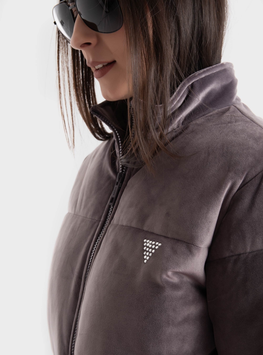 Guess Couture Puffer Jacket - Bordeaux