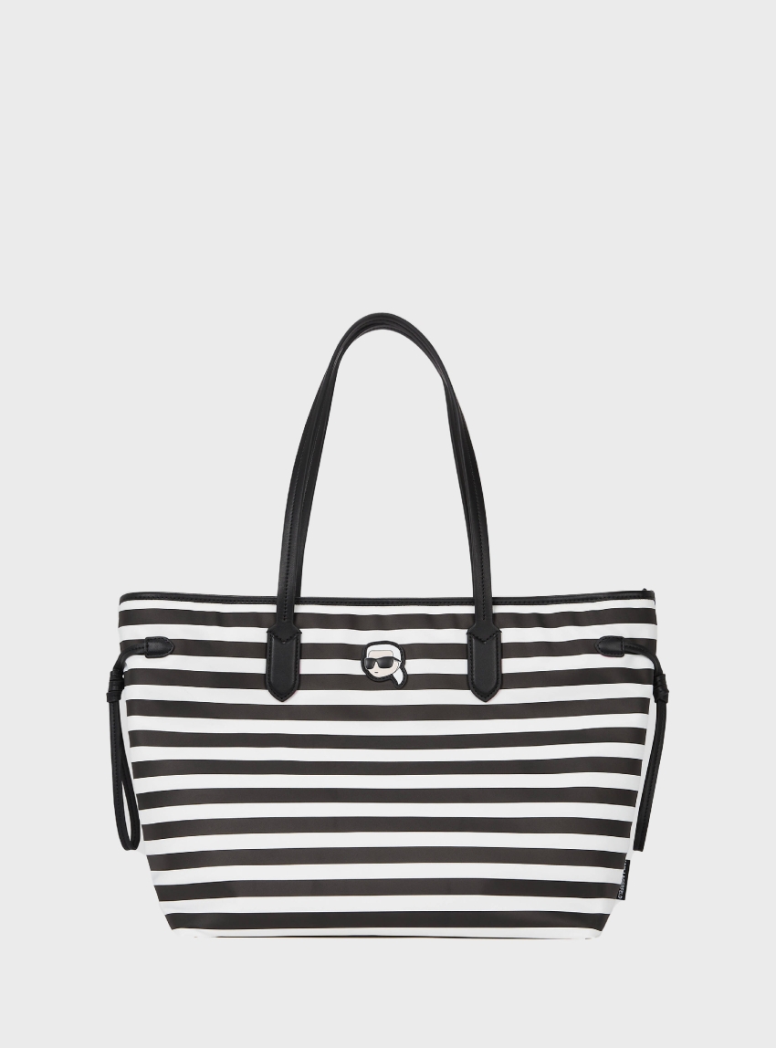 Karl Lagerfeld Ikon Nylon Tote - Black