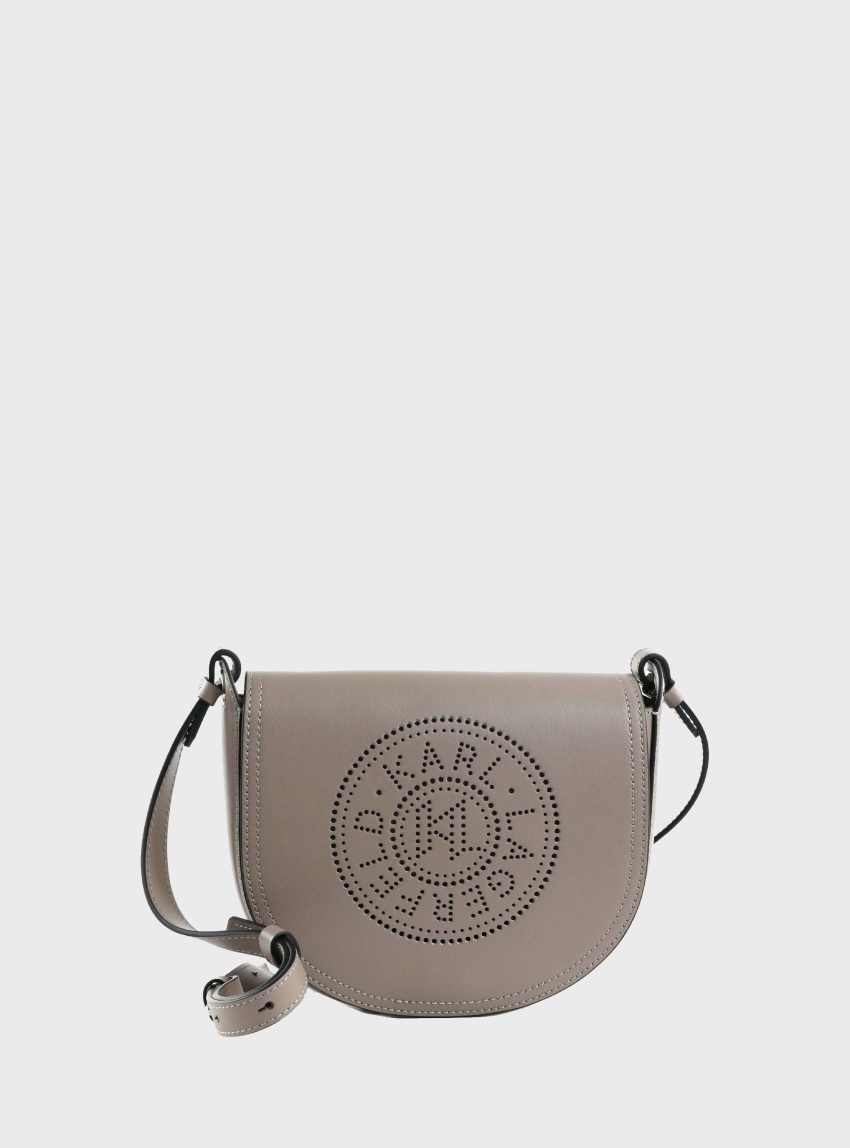 Karl Lagerfeld K/Circle Saddle Perforated - Light Grey