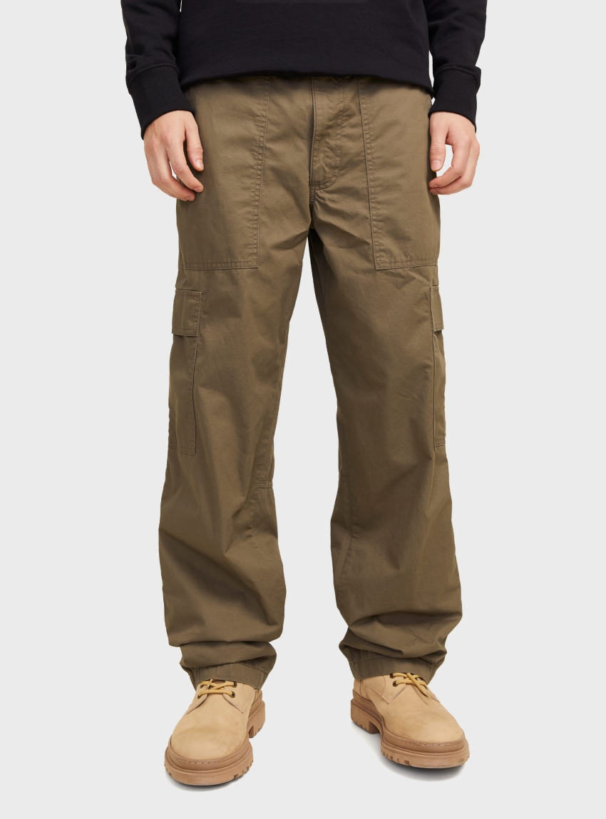 Jack & Jones Karl Adams Cargo Pants - Dark Olive Green