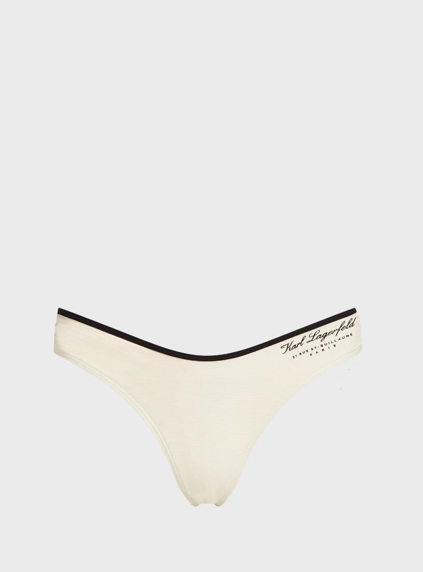 Karl Lagerfeld Hotel Karl Rib Rio Bottoms - Cream