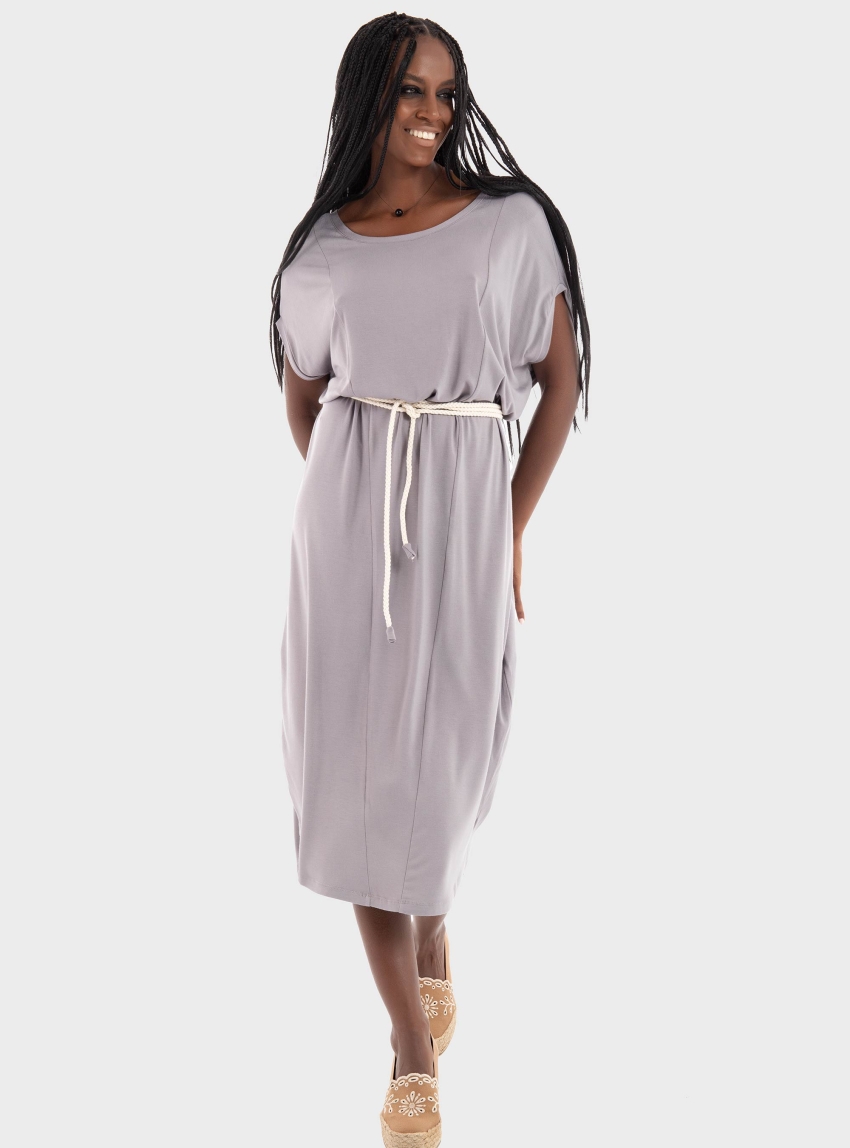 Ioanna Kourbela 'Flexible Mind' Maxi Dress - Grey