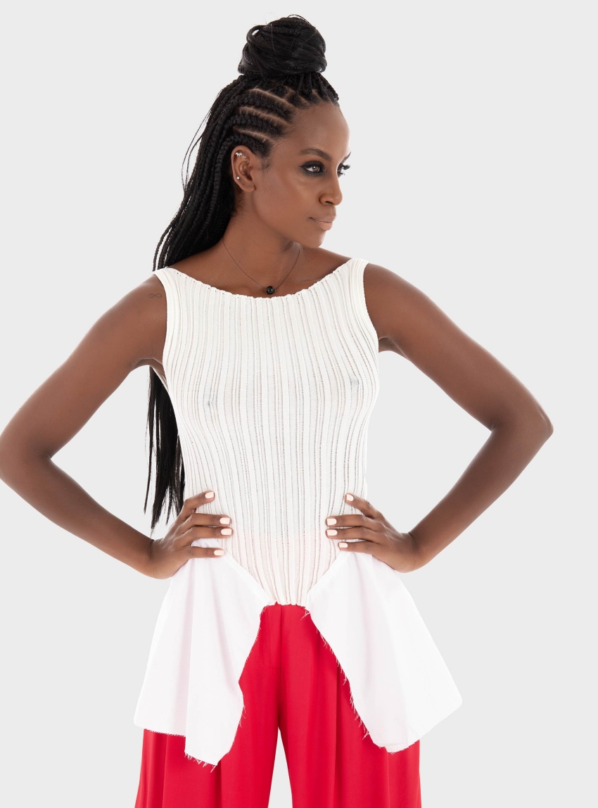 Ioanna Kourbela 'In The Flow' Top - White