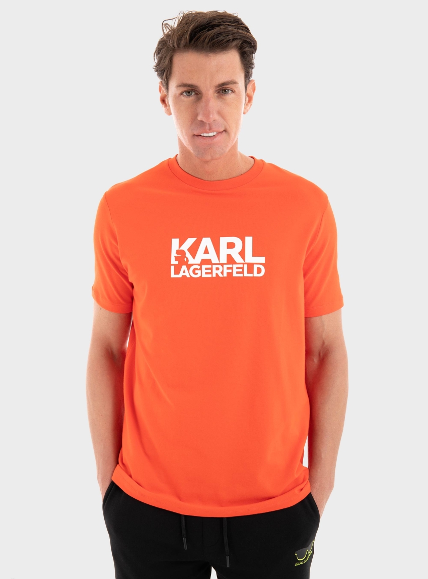 Karl Lagerfeld Crewneck T-Shirt - Red
